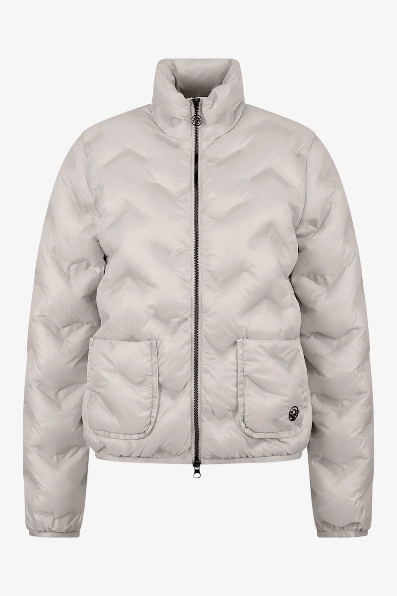 Daunenjacke mit Zackenprägung 01