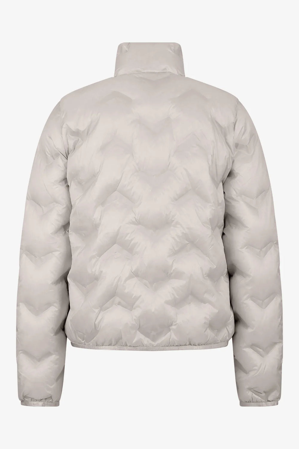 Daunenjacke mit Zackenprägung 01
