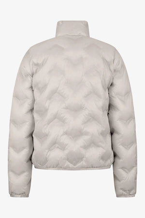 Daunenjacke mit Zackenprägung 02