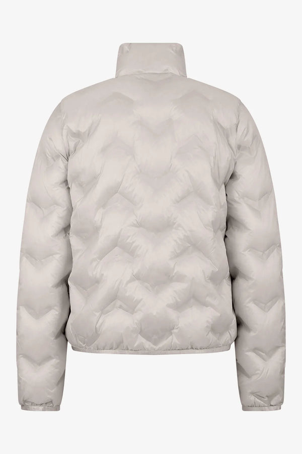 Daunenjacke mit Zackenprägung 02