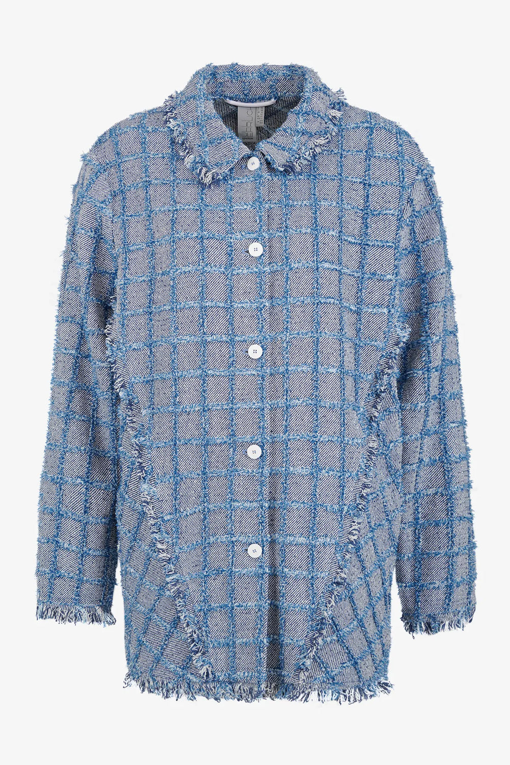Jeanshemd aus Baumwoll-Jacquard 01