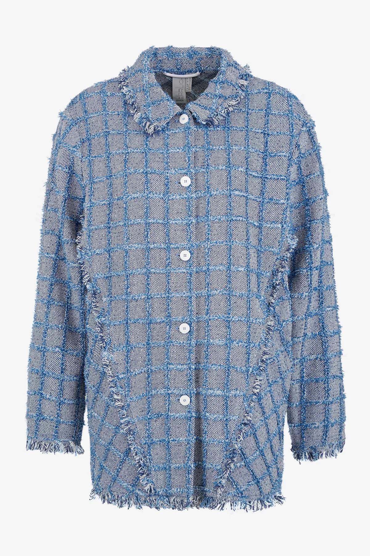 Jeanshemd aus Baumwoll-Jacquard 01