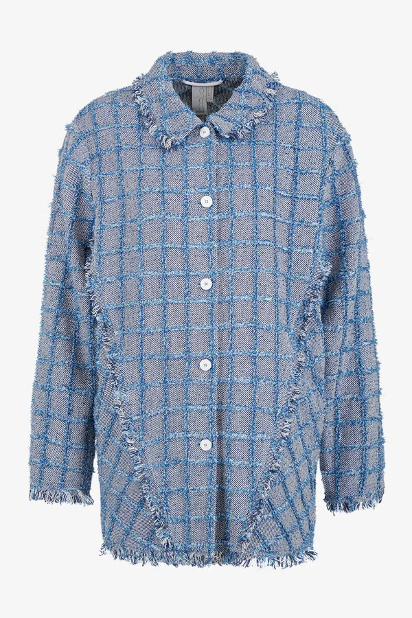 Jeanshemd aus Baumwoll-Jacquard 01