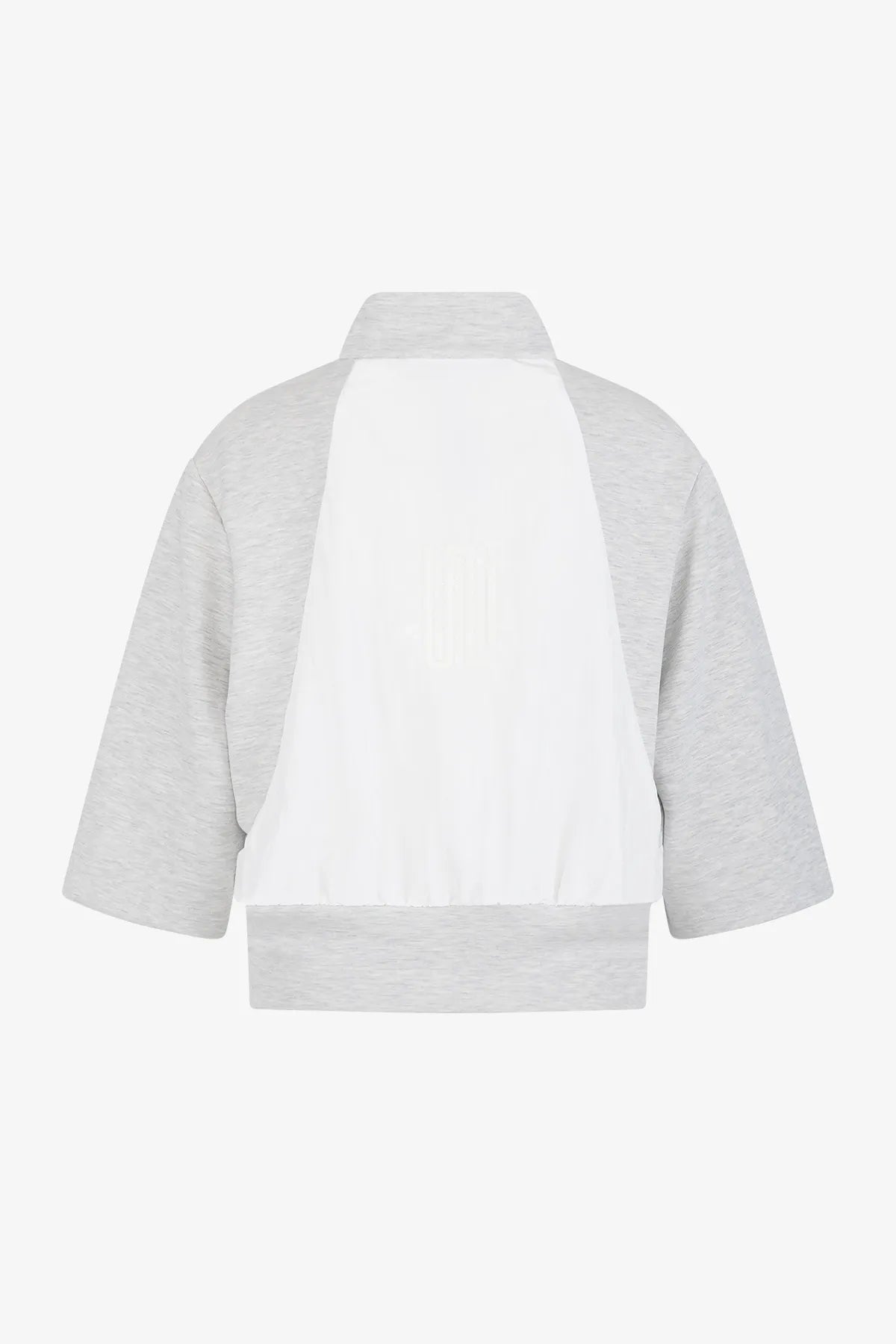 Oversize-Sweatjacke mit Rücken-Stickerei 02
