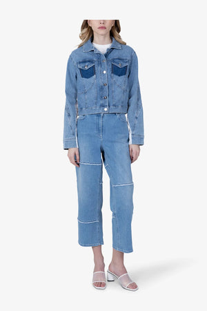 Patch-Jacke mit modernem Denim-Mix 03