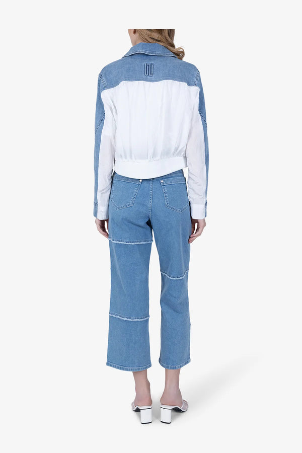 Patch-Jacke mit modernem Denim-Mix 05