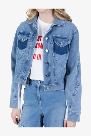 Patch-Jacke mit modernem Denim-Mix 06