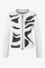 Edle Jacke mit Zebra-Laser-Motiv 01
