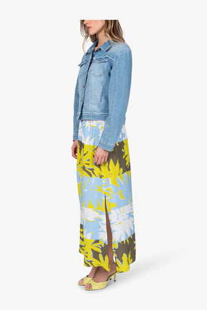 Denim-Jeansjacke mit Strass-Motiv 04