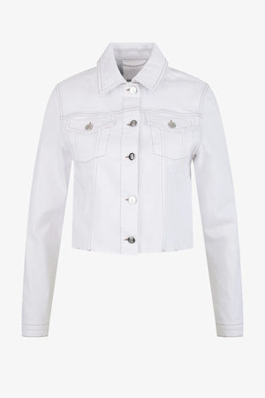 Sommerliche Baumwoll-Denim-Jacke 01