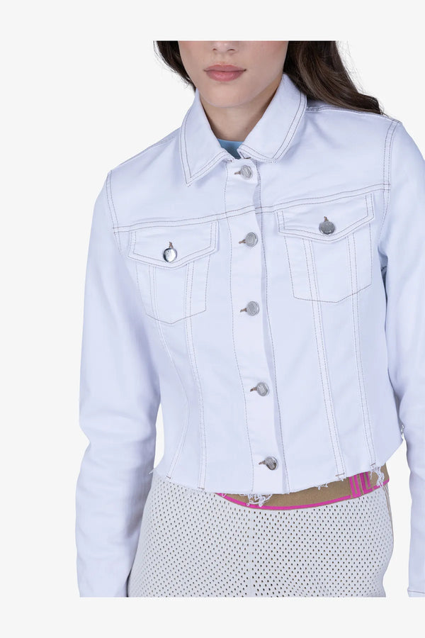 Sommerliche Baumwoll-Denim-Jacke 06