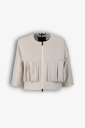 Wolljacke mit Fransen-Detail 01