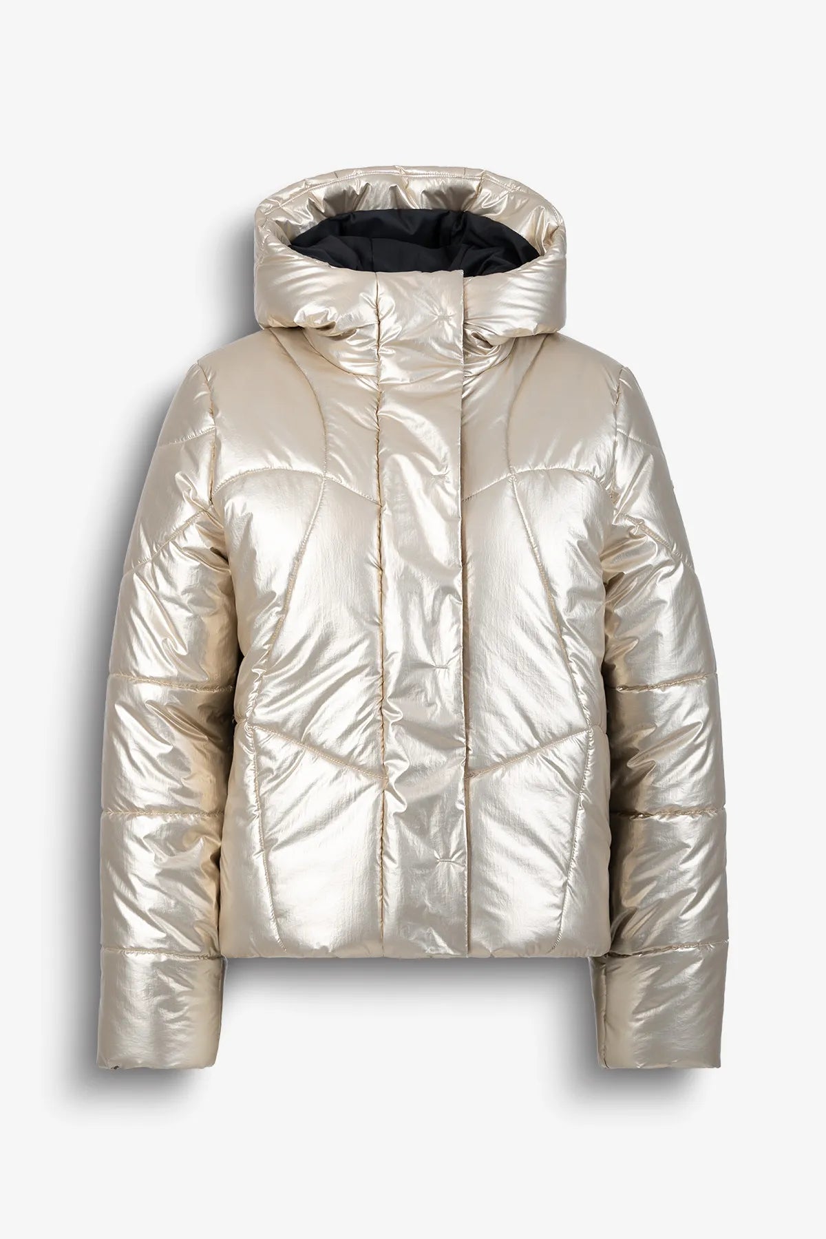 Outdoorjacke mit Metallic-Details 01