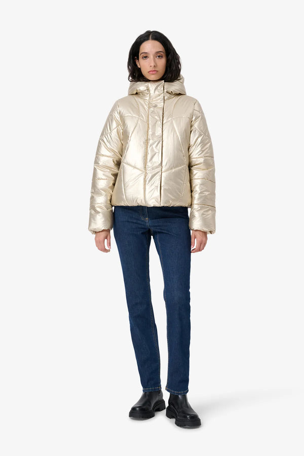 Outdoorjacke mit Metallic-Details 03