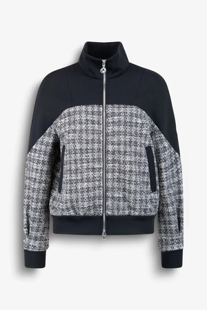 Indoorjacke im Bouclé-Materialmix 01