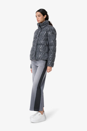 Outdoorjacke im Pailletten-Wollmix 04