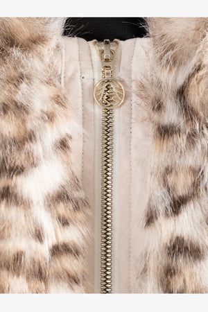 Web-Pelz-Jacke mit Leo-Muster 06