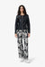 Kunstlederjacke mit Laser-Motiv 03