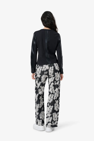 Kunstlederjacke mit Laser-Motiv 05