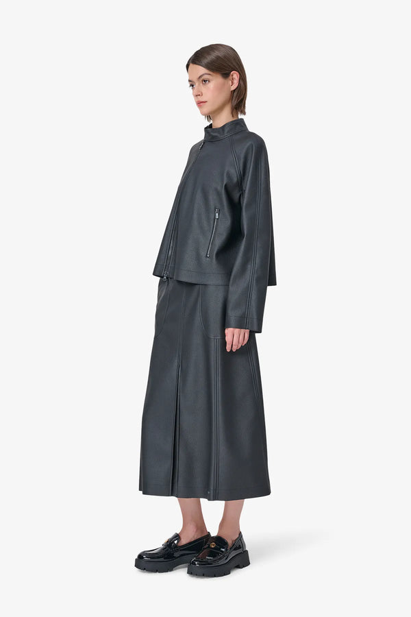 Kunstleder-Capejacke 04