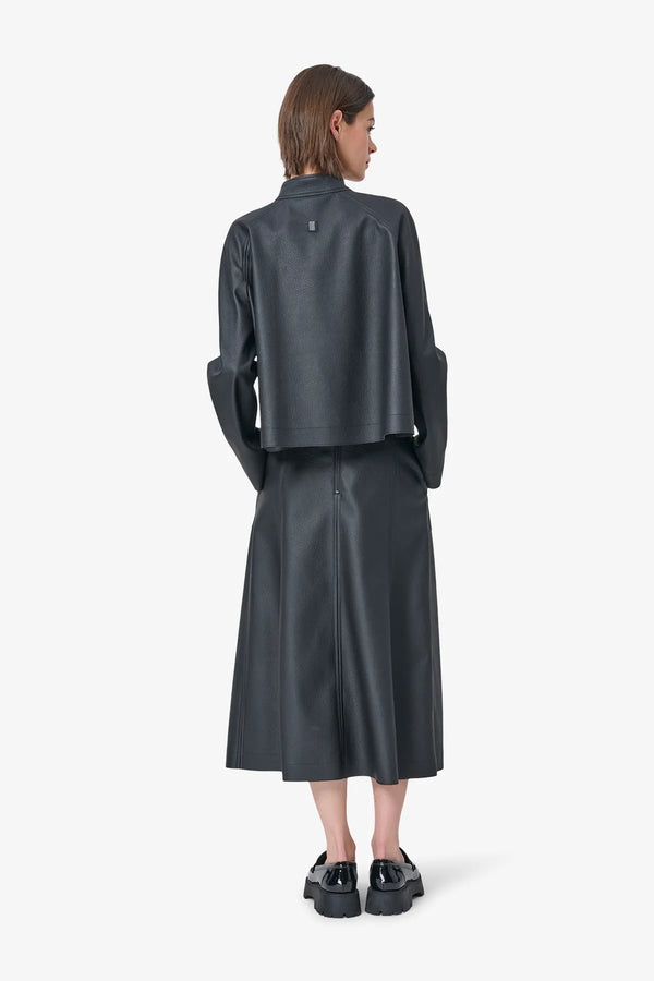 Kunstleder-Capejacke 05