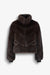 Web-Pelz-Jacke mit Zacken-Design 01