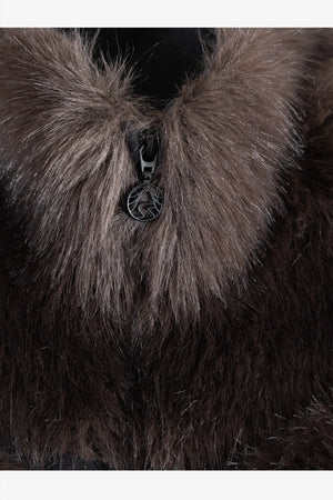 Web-Pelz-Jacke mit Zacken-Design 06