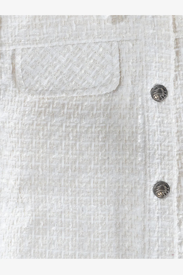 Tweedjacke mit sportivem Materialmix 06