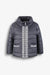 Stepp-Pufferjacke im Materialmix 01