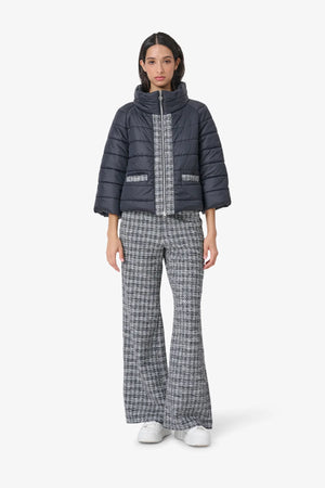 Stepp-Pufferjacke im Materialmix 03