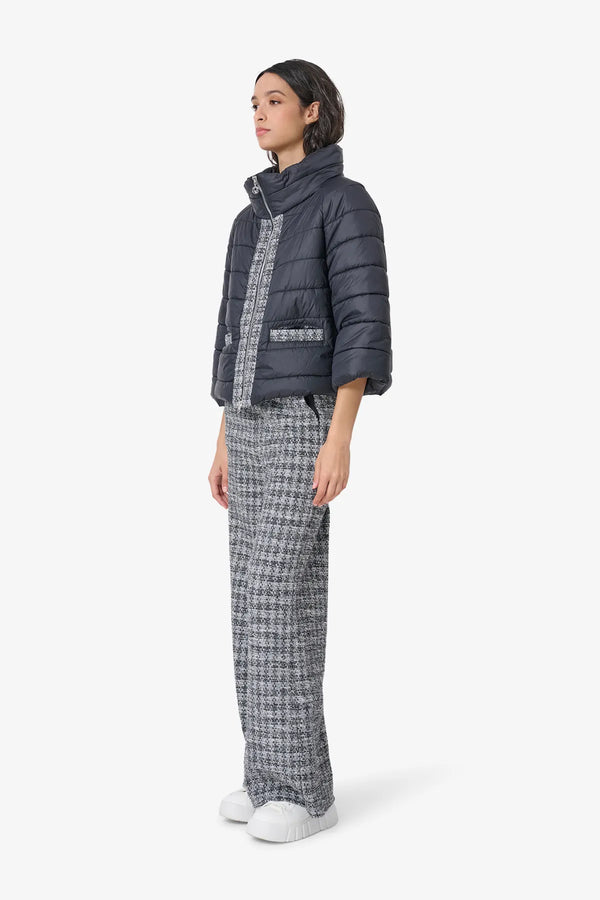 Stepp-Pufferjacke im Materialmix 04