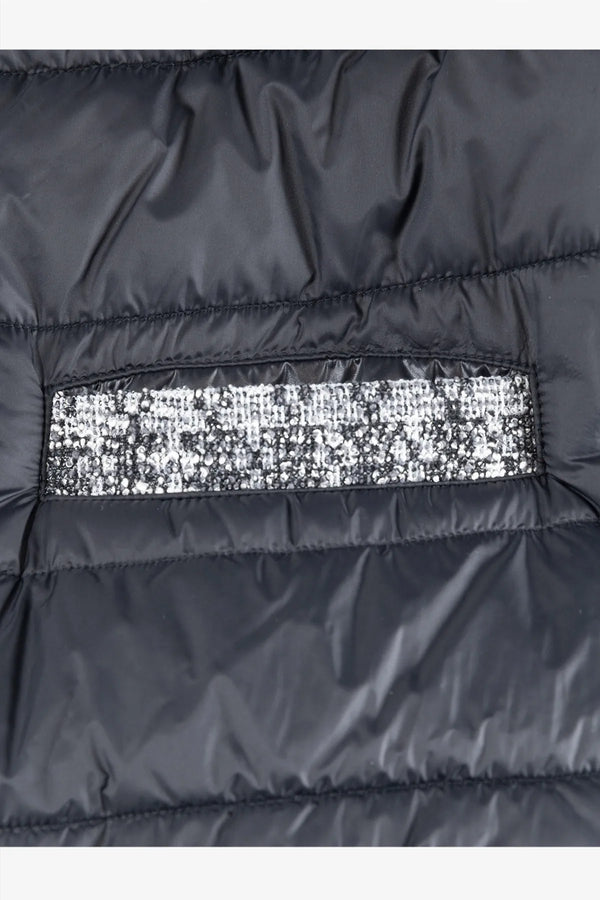 Stepp-Pufferjacke im Materialmix 07