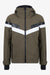 Skijacke mit Kunstleder 01
