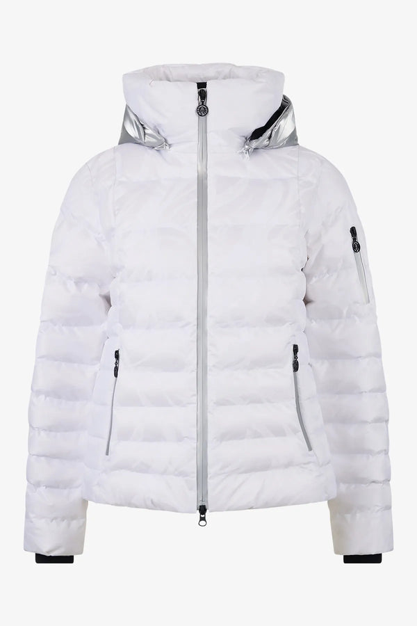 Skijacke aus hochwertigem Jacquard-Nylon 01