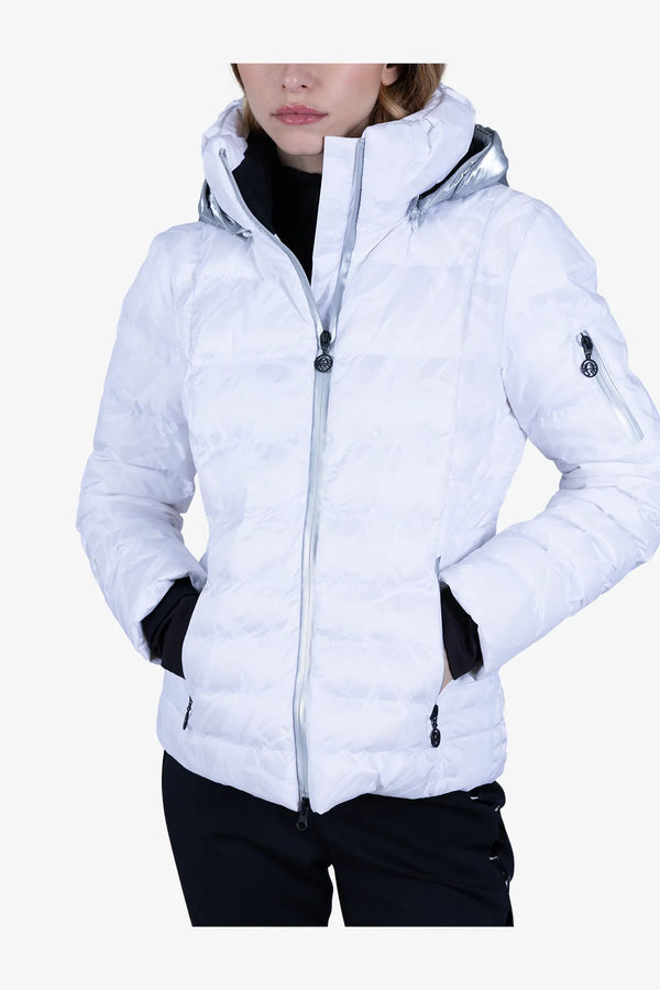 Skijacke aus hochwertigem Jacquard-Nylon 06