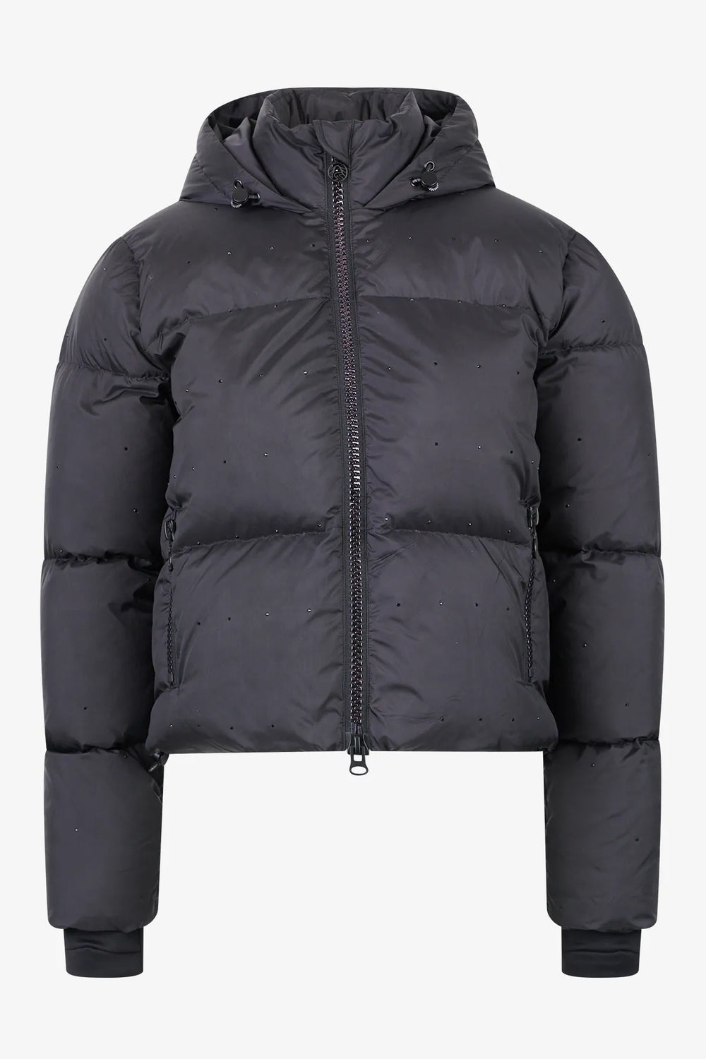 Wattierte Jacke mit Strasssteinen 01