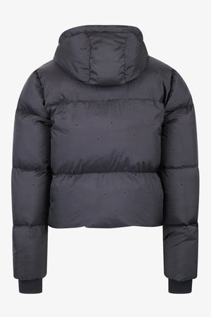 Wattierte Jacke mit Strasssteinen 02