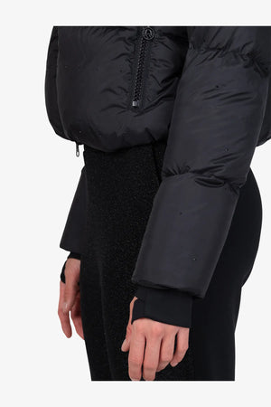 Wattierte Jacke mit Strasssteinen 06