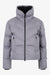 Kurze Daunenjacke in Melange-Optik 01