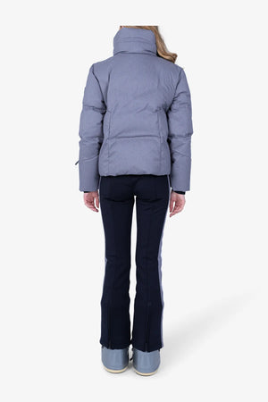 Kurze Daunenjacke in Melange-Optik 05