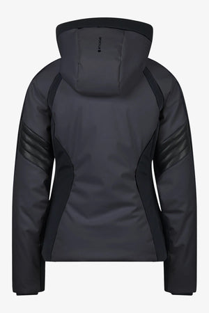 Skijacke mit Kunstleder 02