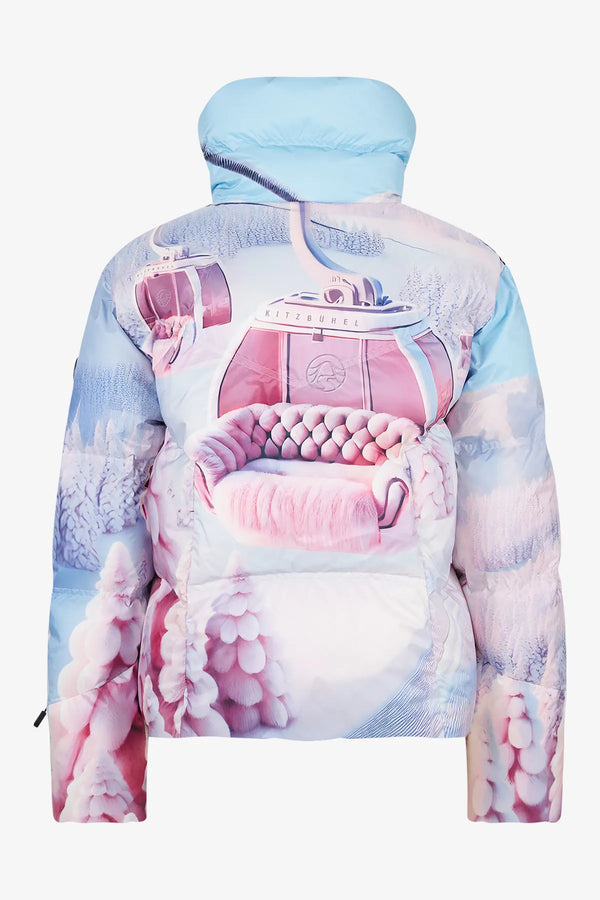 Daunenjacke mit exklusivem Print 02