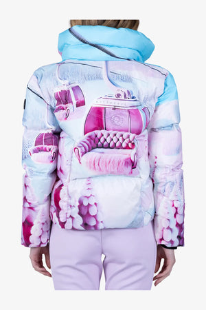 Daunenjacke mit exklusivem Print 08