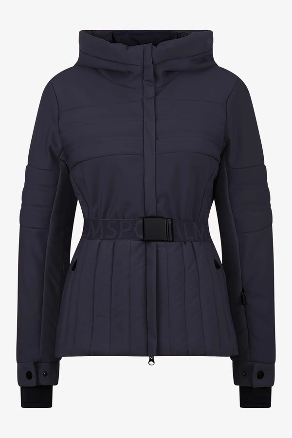 Skijacke mit femininem Gürtel 01