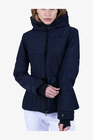 Skijacke mit femininem Gürtel 07