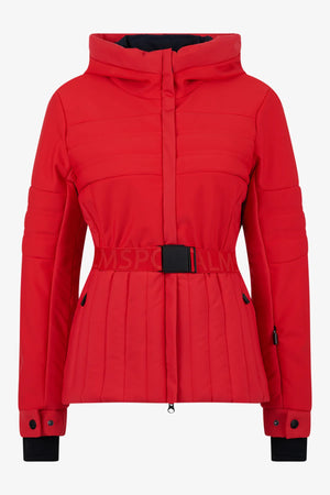 Skijacke mit femininem Gürtel 01