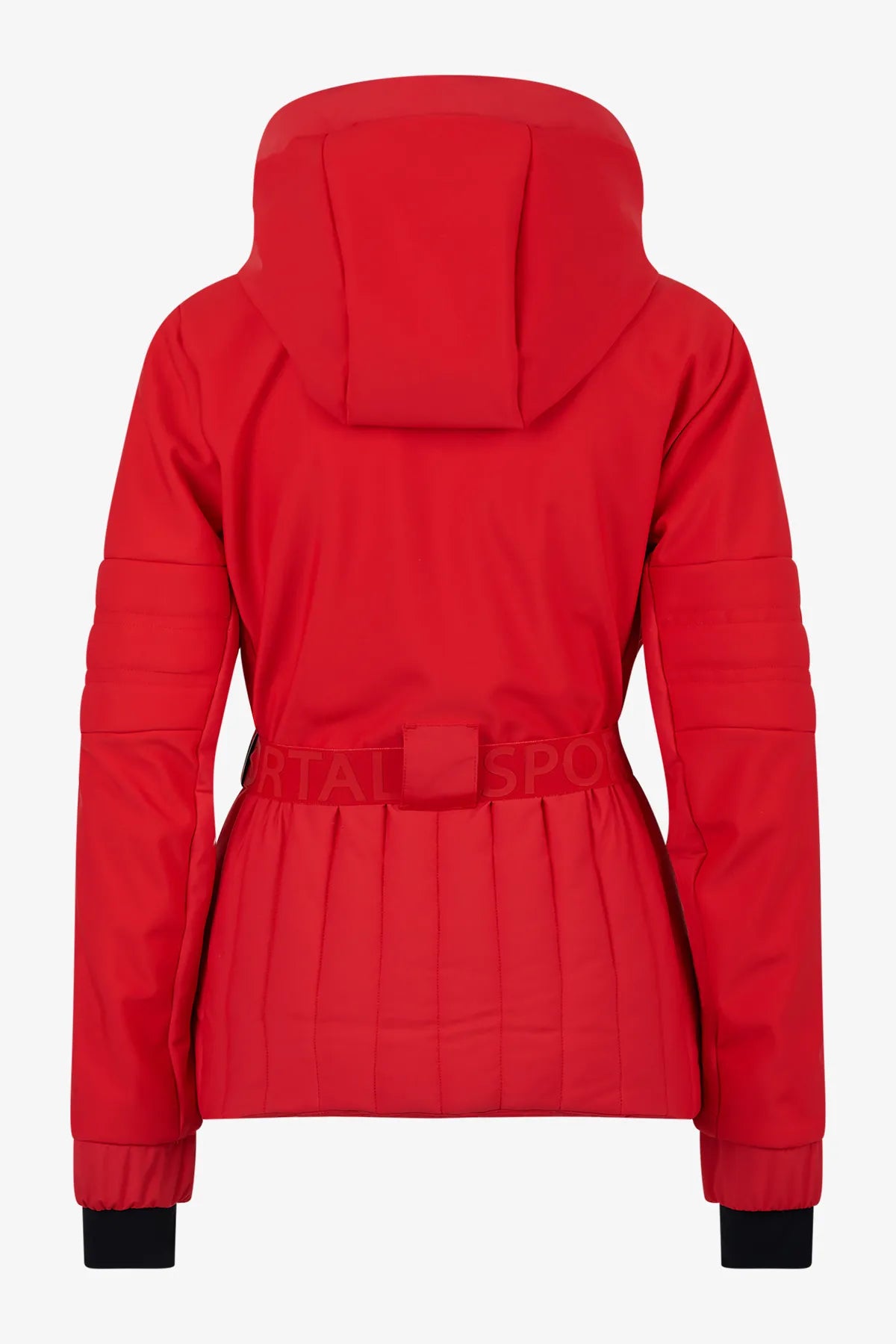 Skijacke mit femininem Gürtel 02