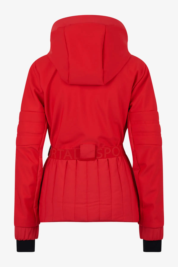 Skijacke mit femininem Gürtel 02