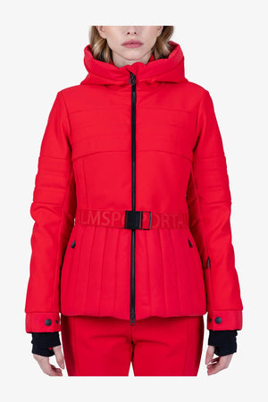 Skijacke mit femininem Gürtel 03