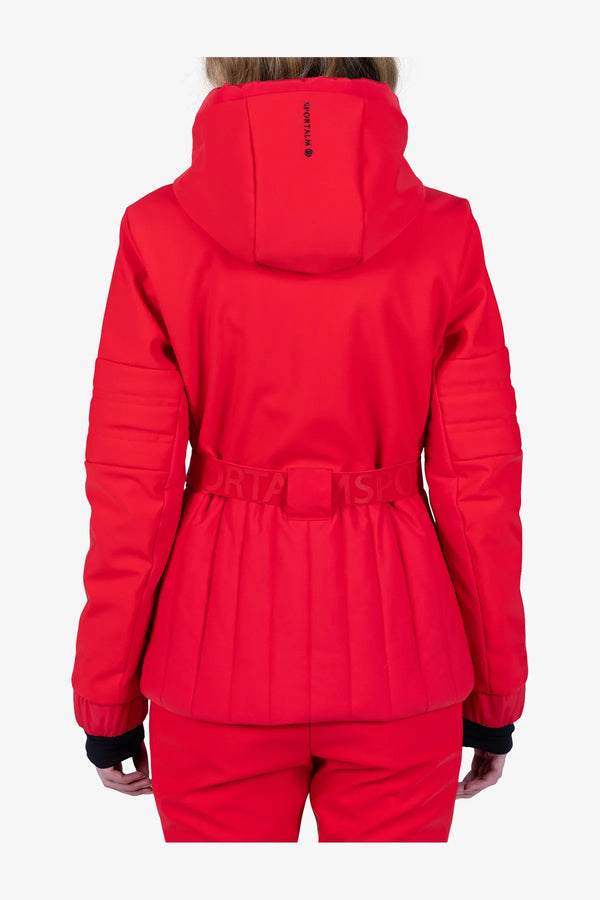Skijacke mit femininem Gürtel 05